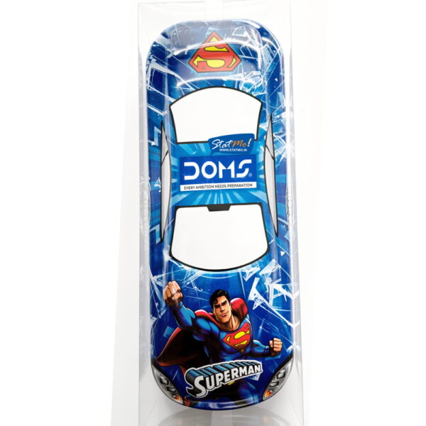 Doms Superman Car Metal Pencil Box by StatMo.in