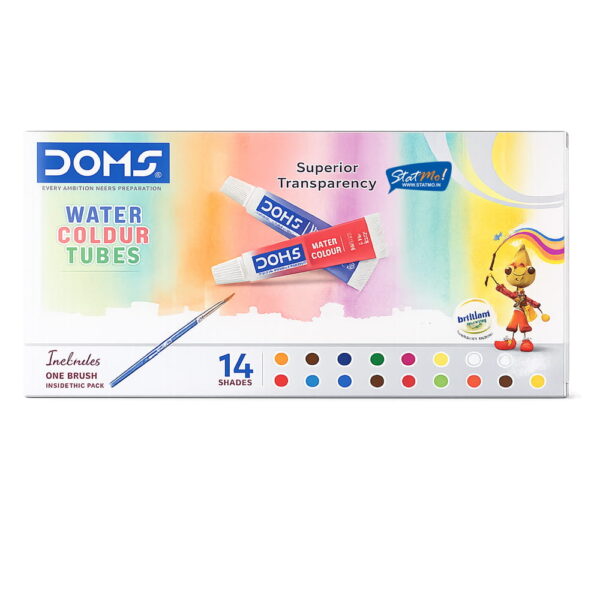 Doms Water Colour Tubes 14 Shades by StatMo.in