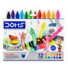 Doms Dommymate Plastic Crayons 12 Shades by StatMo.in