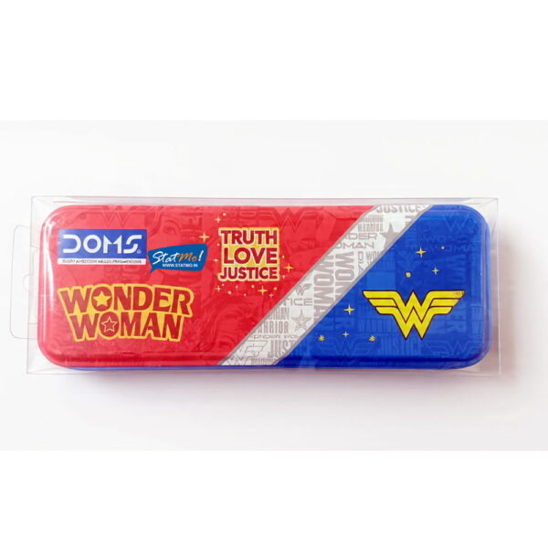 Doms Wonder Woman Metal Pencil Box by StatMo.in
