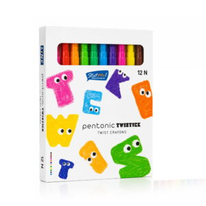 Linc Pentonic Twistick Plastic Crayons 12 Shades by StatMo.in