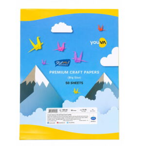 Youva Craft Papers Premium 50 Sheets Big Size by StatMo.in