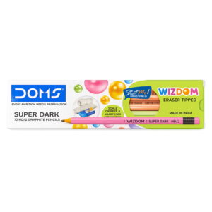 Doms Wizdom Eraser Tipped Pencils by StatMo.in