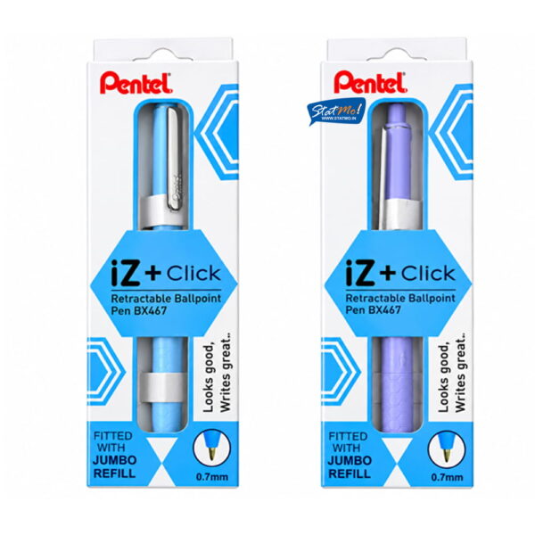 Pentel IZ+Click Retractable Ballpoint Pens by StatMo.in